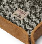 RRL - Suede and Harris Tweed Valet Tray - Black