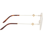 Fendi White FF Diamonds Sunglasses