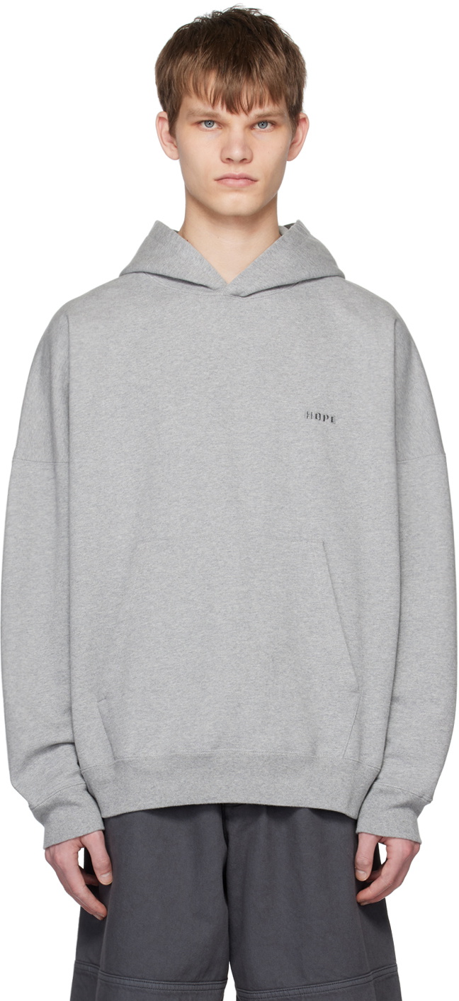 HOPE Gray Relaxed Hoodie