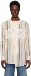 Andersson Bell Off-White Asymmetric Shirt
