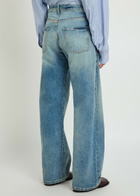 Maison Margiela Exposed-pocket Straight-leg Jeans Denim