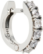 Emanuele Bicocchi Crystal Hoop Single Earring