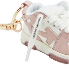 Off-White Women's Sneaker Keychain in Pink
