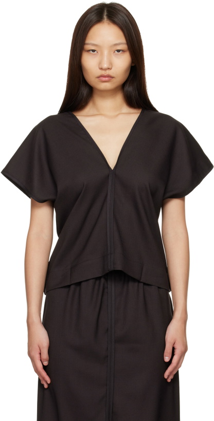 Photo: Baserange Brown Dadar Top