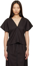 Baserange Brown Dadar Top