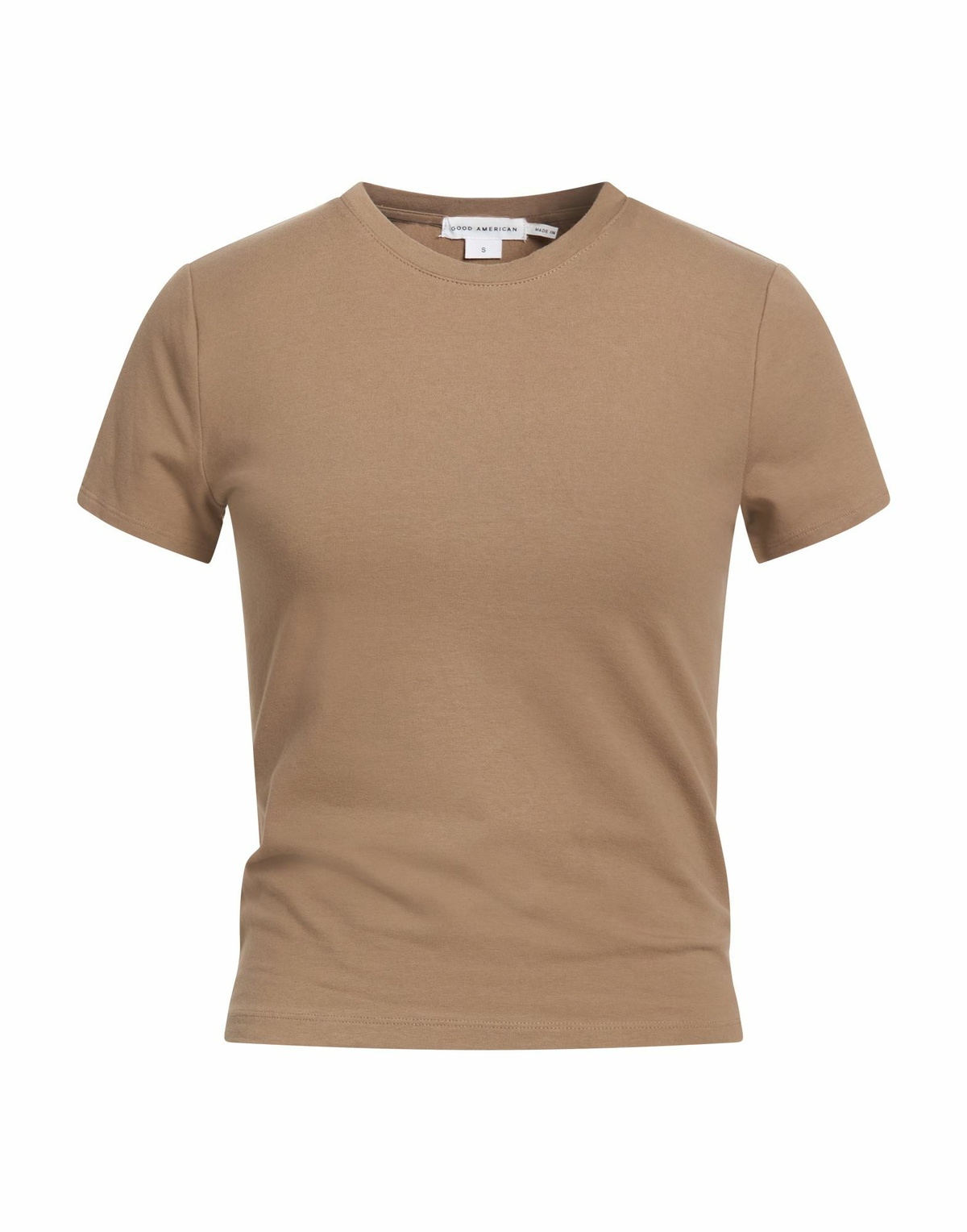 Good American Womens T-shirt in Brown