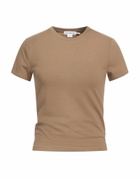 Good American Womens T-shirt in Brown