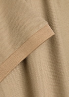 Boss Waffle Cotton T-shirt Brown