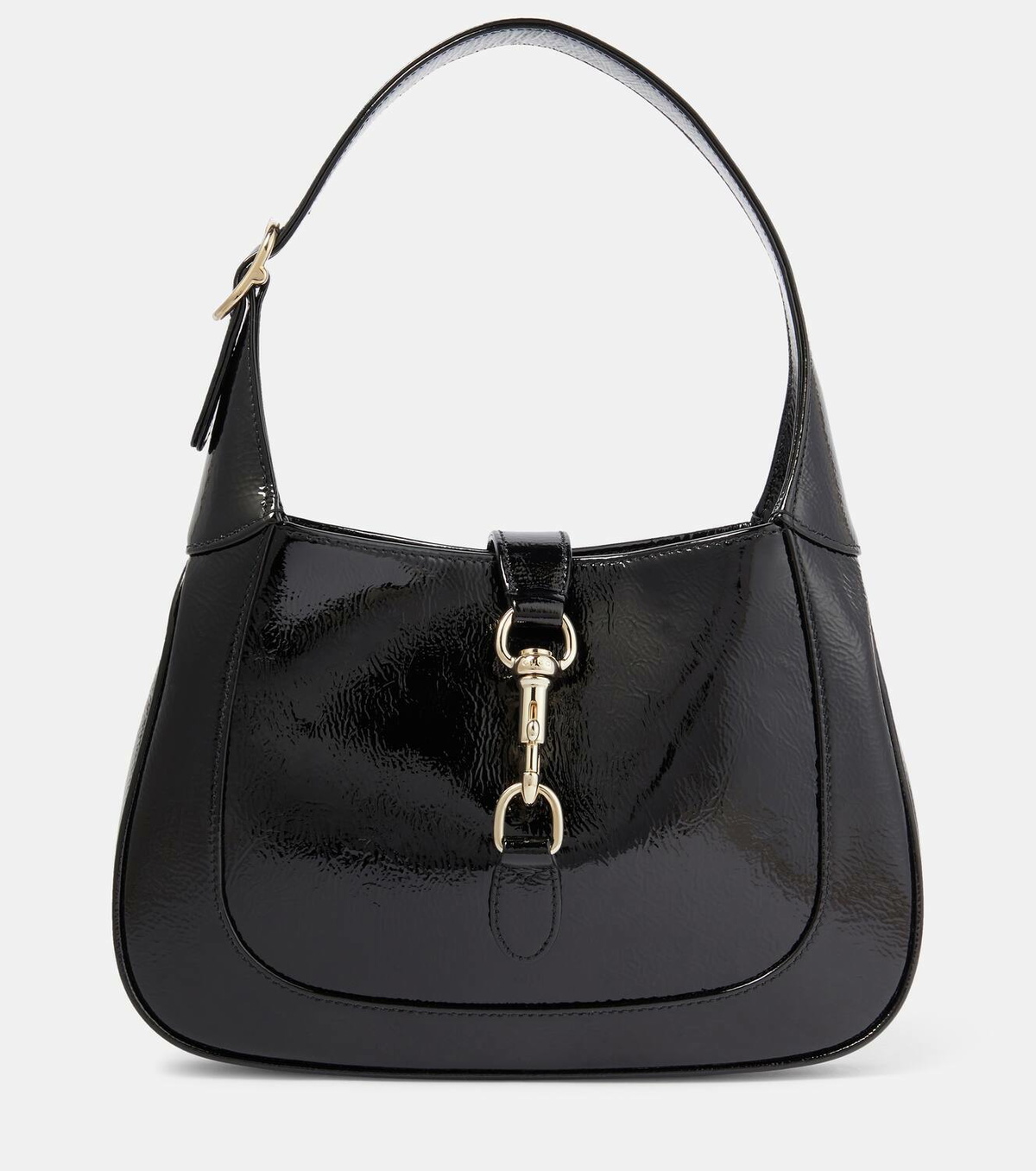 GUCCI JACKIE ショルダーバッグ Gucci Gucci Jackie Small patent leather shoulder bag Gucci