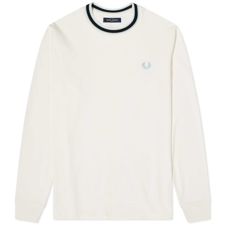 Photo: Fred Perry Authentic Long Sleeve Tramline Tipped Tee