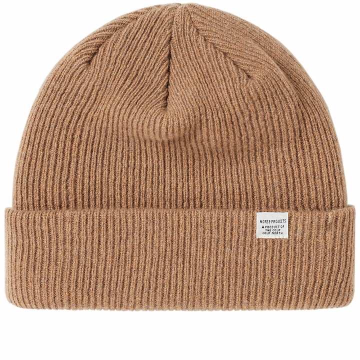 Photo: Norse Projects Men's Beanie in Camel