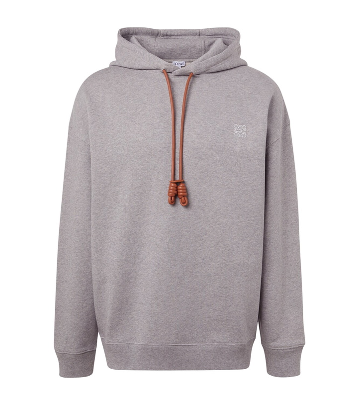 Photo: Loewe Anagram cotton jersey hoodie