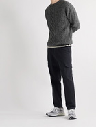 Howlin' - Super Cult Slim-Fit Cable-Knit Virgin Wool Sweater - Gray