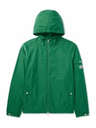 Moncler - Etiache Logo-Appliqued Shell Hooded Jacket - Green