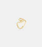 Sophie Bille Brahe Ocean de Ciel 18kt gold ring with diamonds