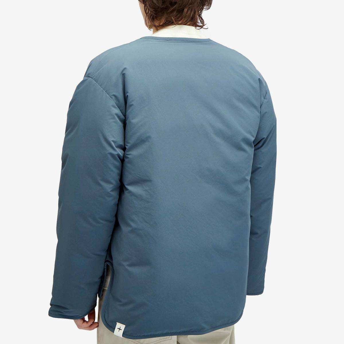 Jil Sander+ Men's Jil Sander Plus Water Repellent Padded Liner in Deep Atlantic Blue