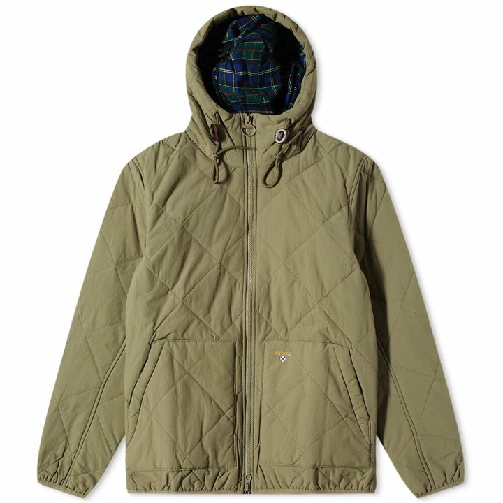 Photo: Barbour Men's Quibb Quilt Jacket in Light Moss/Ivy