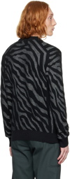 PS by Paul Smith Black Zebra Stripe Sweater