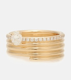 Repossi - Blast 18kt rose-gold ring with diamonds