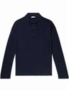 The Row - Djon Wool Polo Shirt - Blue