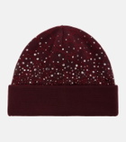 Gucci GG crystal-embellished wool beanie