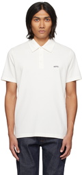 A.P.C. White Austin Polo