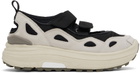 SUICOKE Black & Off-White AKK-2 Sneakers