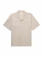 NN07 - Julio 5706 Convertible-Collar Linen Shirt - Neutrals