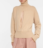 Victoria Beckham - Cutout cashmere-blend knit sweater