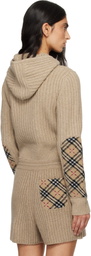 Burberry Beige Wool Hoodie