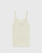 Sporty & Rich Srhwc Ribbed Tank Beige - Womens - Tops & Tanks