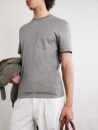 Brunello Cucinelli - Cotton-Jersey T-Shirt - Gray