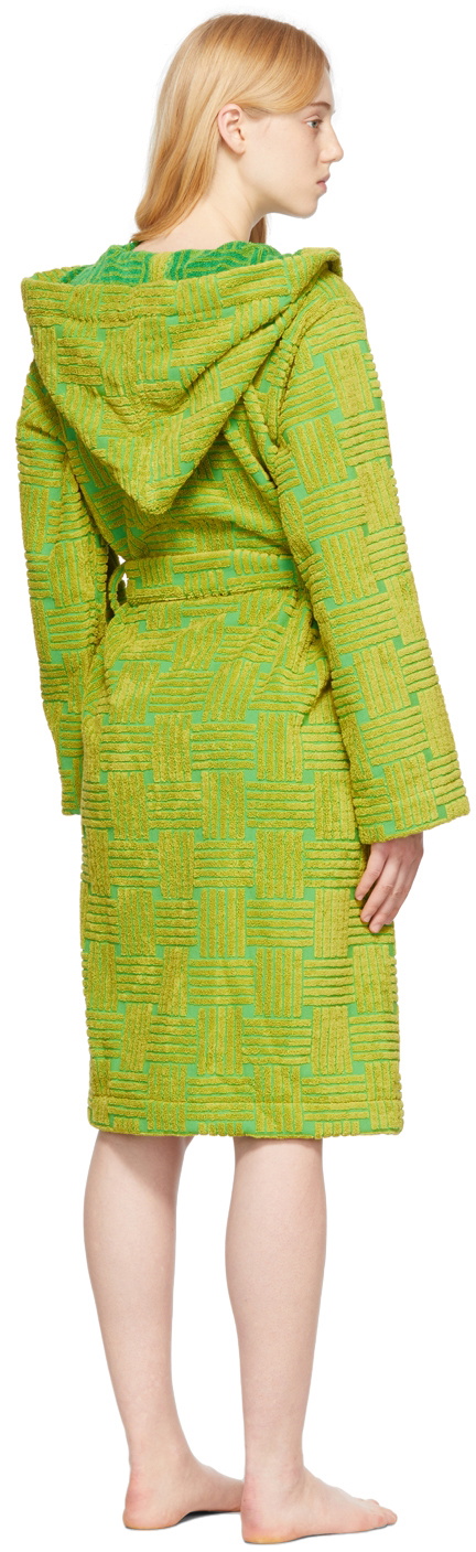 Bottega Veneta Green Cotton Robe