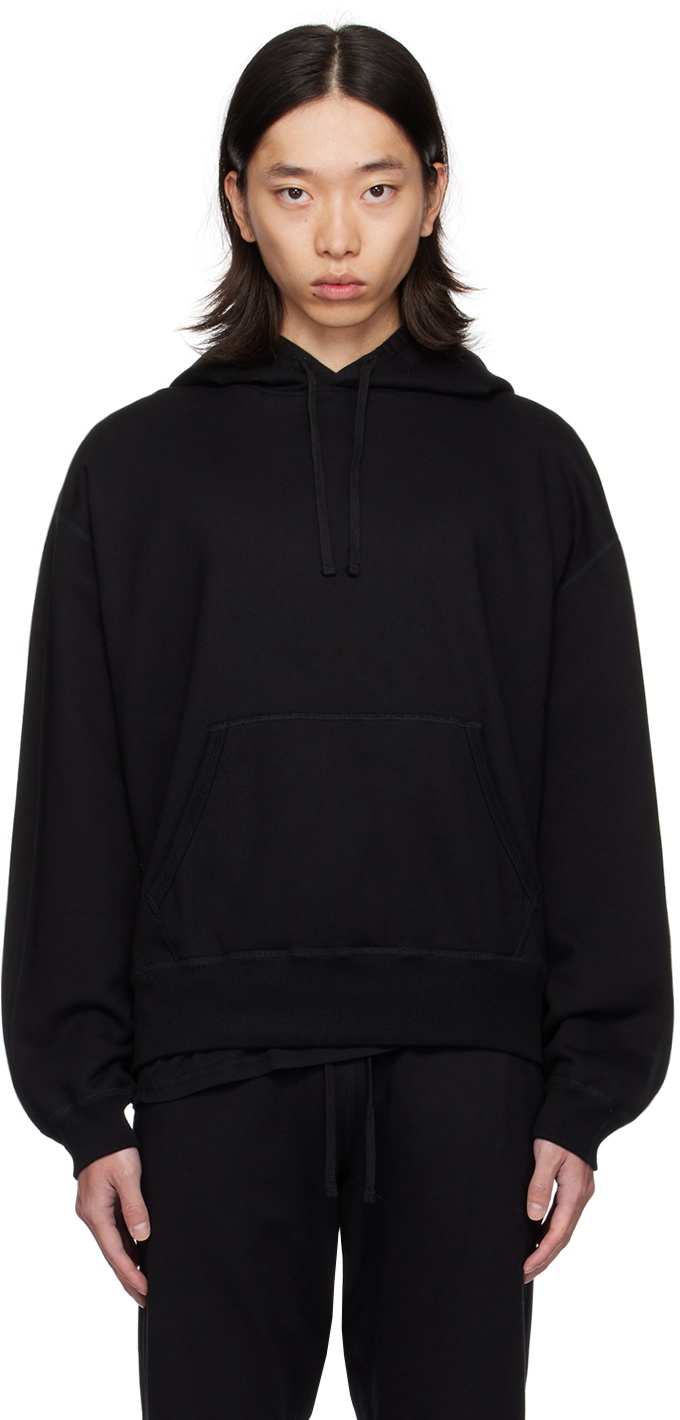 Reigning Champ Black Midweight Relaxed Hoodie