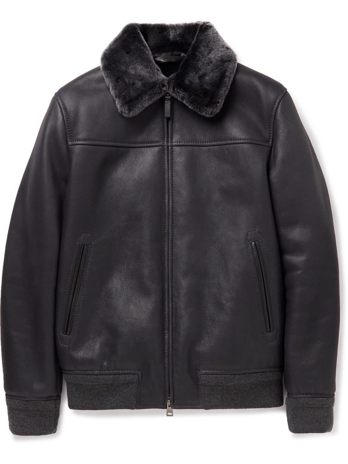 Leather jacket Brioni - Reversible leather jacket - PBC20LO97242142