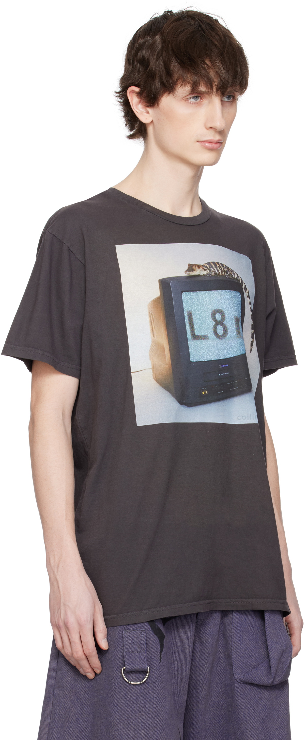Collina Strada Gray 'L8R' Graphic T-shirt