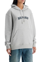 AMI ALEXANDRE MATIUSSI hooded varsity sweat Grey