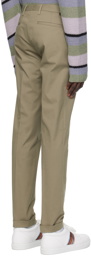 Paul Smith Khaki Four-Pocket Trousers