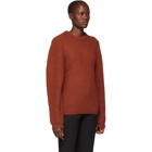 Chloe Orange Cashmere Crewneck Sweater