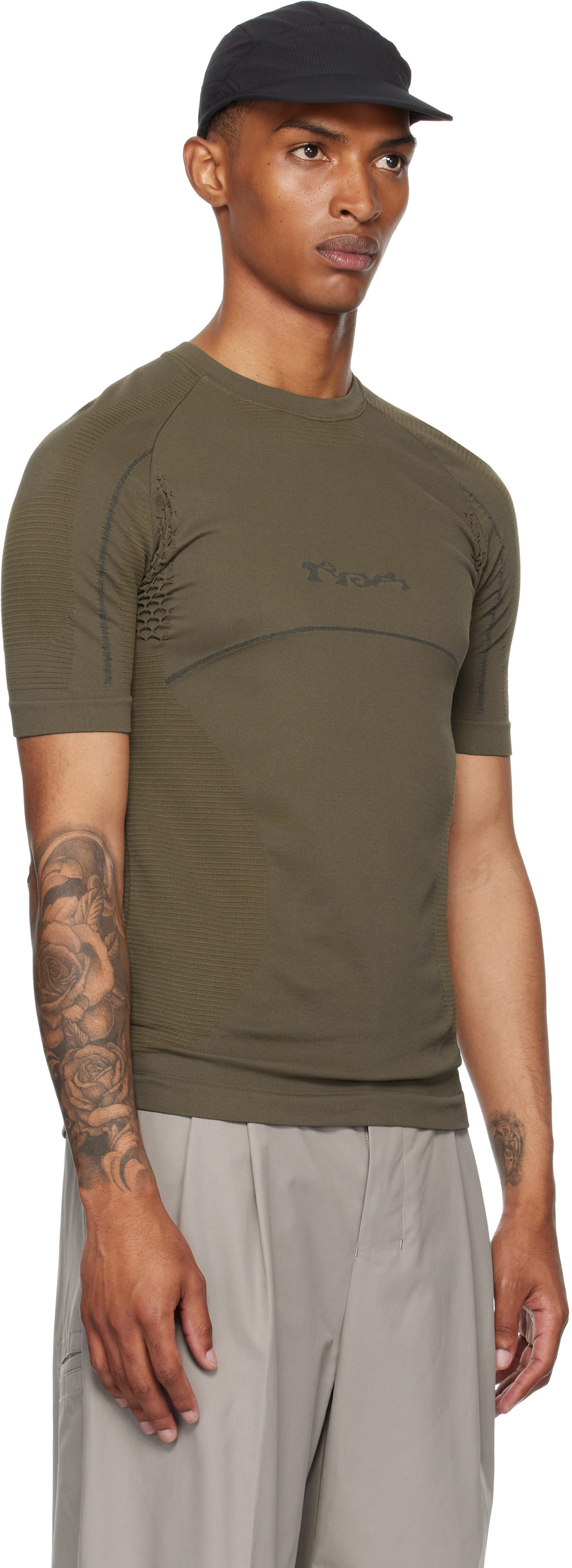 ROA Green Seamless T-shirt
