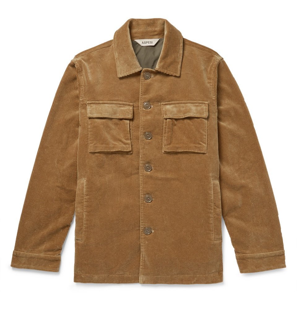 Aspesi - Cotton-Corduroy Jacket - Men - Tan Aspesi