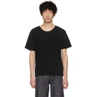 Homme Plisse Issey Miyake Black Pleated T-Shirt