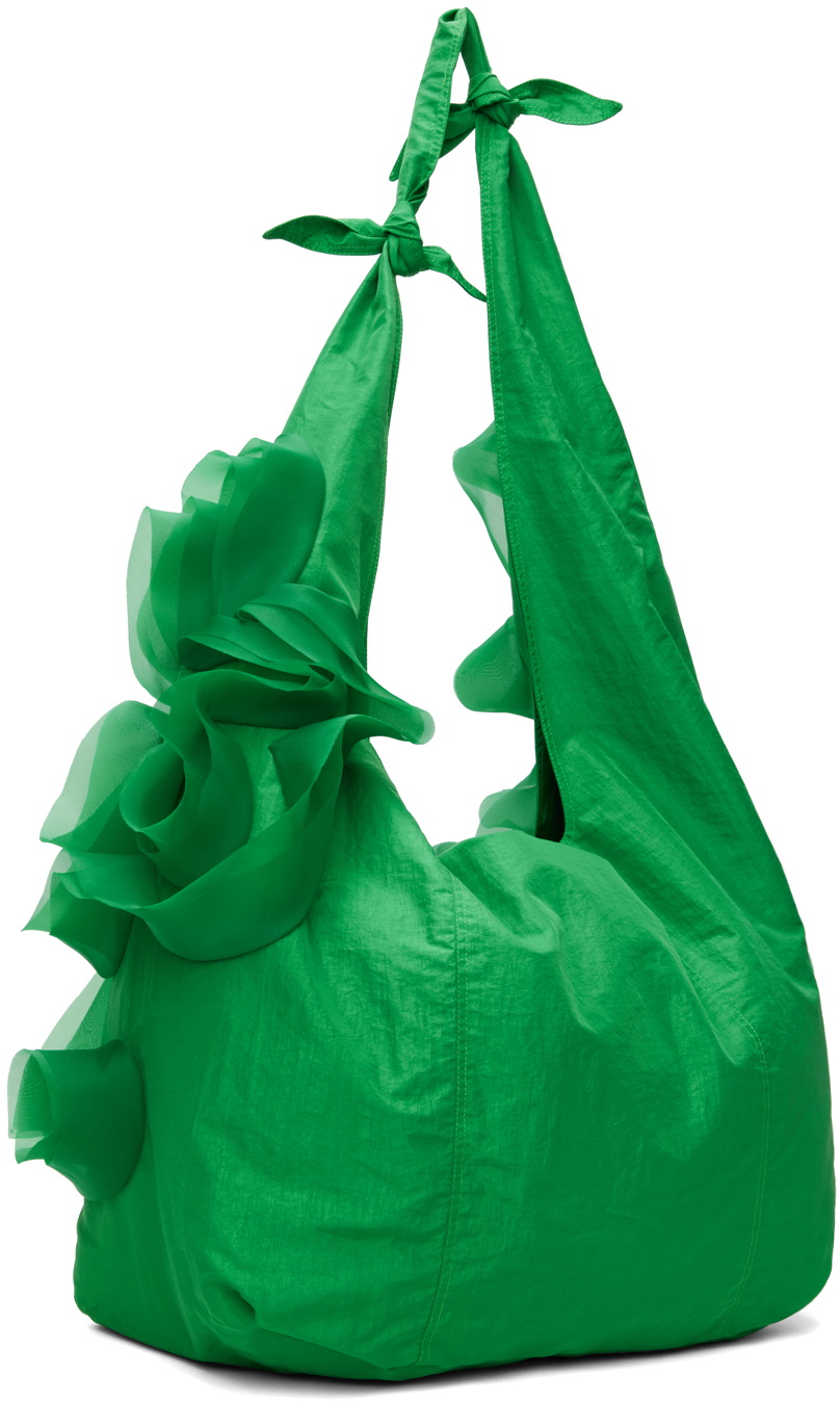 J.Kim Green Quilling Bale Bag