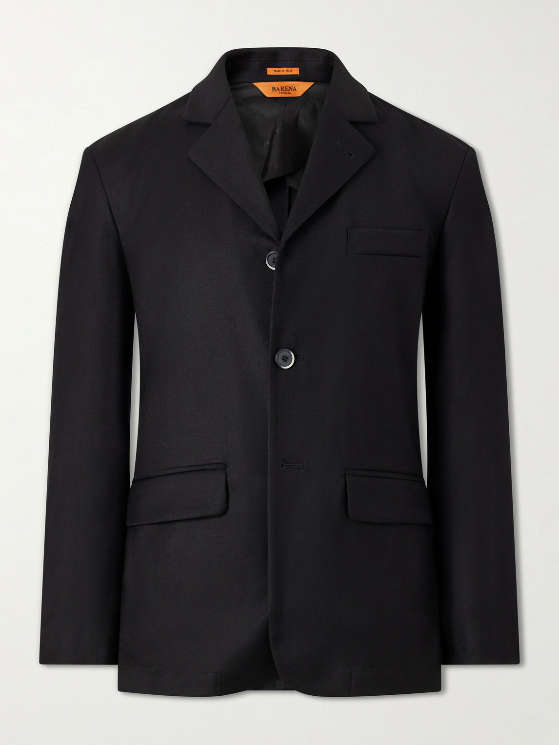 Barena - Twill Wool-Blend Blazer - Black