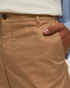 Maison Kitsune Regular Chino Pants Brown - Mens - Casual Pants