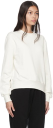WARDROBE.NYC Off-White Cotton Sweatshirt