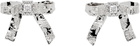 SHUSHU/TONG YVMIN Edition Twisted Rope Bow Faux-Pearl Earrings