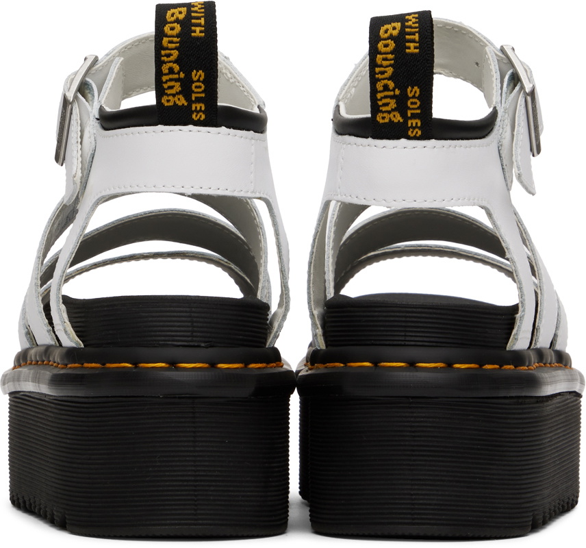 [DR.MARTENS] Blaire White Hydro ☆ Dr. Martens White Blaire Hydro Sandals Dr. Martens
