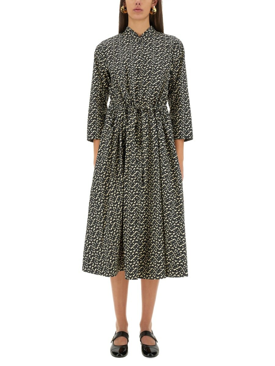 【送料&関税込】Tory Burch Printed Poplin Long Chemisier Tory Burch Printed Poplin Long Chemisier Tory Burch