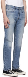 Frame Blue Clean Straight Jeans